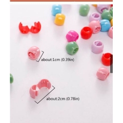 (Z21) - 10 kẹp tóc tròn mini đủ màu