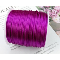 Cuộn 30-100m dây tim 2.5m Đài Loan hàng nhập khẩu loại đẹp nhiều màu để chọn, dây đan vòng tay, dây thắt vòng,vòng cổ