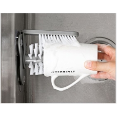 Bàn chải rửa ly cốc - Dụng cụ cọ rửa ly tiện lợi, dụng cụ nhà bếp thông minh rửa cốc chén 2 mặt cùng lúc (P144-44)