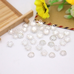 50 charm ốp hạt 5 cánh size 8mm- 10mm , đế hoa