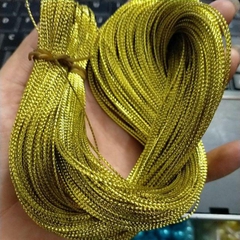 Bó 90 met Dây kim tuyến nhiều màu
