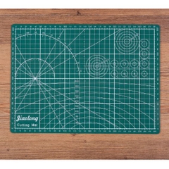 Bảng kê cắt/cutting mat khổ A3/ A4/A5 da tự liền & dao cắt