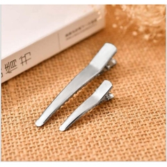 50 cái sườn kẹp mái các kiểu đủ size 3.2-4.1-4.5-5.5-6.5-7.5cm (màu bạc)