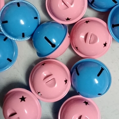 chuông lục lạc to 40mm màu đỏ bóng