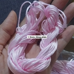 Dây dù 1.5mm có lõi nhiều màu (bó như hình 13-15m) , dây đan vòng tay, dây thắt vòng tay, vòng cổ may mắn