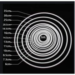 set 2-5 Vòng tròn nhựa Size 7.3 cm làm dreamcatcher