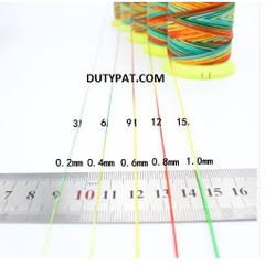 chỉ nylon 210D đủ size, nhiều màu làm tua rua, mày dầy dép, túi sách