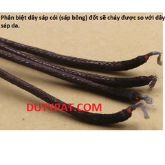 bó 10met size 1.5mm / 2mm dây sáp cói ,dây sáp bông làm vòng,trang trí tranh, thiệp, sách, đan dream catcher