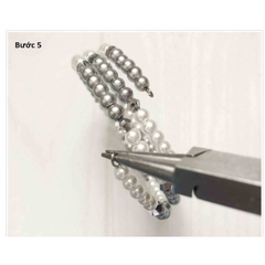 set 10 cái Vòng dây kim loại làm kiềng 50/55/60mm
