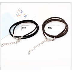 1-5 vòng cổ dây da lộn size2.6mm