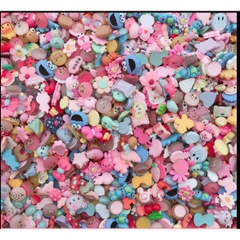 25-100gam-O74- Miếng patch đủ kiểu 1-3cm làm cột tóc, dây chuyền, đồ chơi cho bé