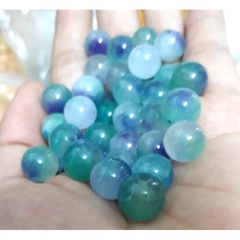 5 hạt đá thiên nhiên 10mm xanh tím