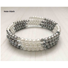 set 10 cái Vòng dây kim loại làm kiềng 50/55/60mm