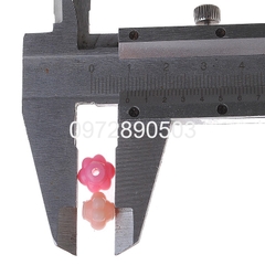 10-50gam hạt nhựa 10mm hình  lồng đèn nhỏ có lỗ xỏ để làm vòng tay, vòng cổ,