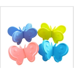 Dụng cụ nhấc nồi silicon hình bướm chịu nhiệt cao chống nóng, chống trơn trượt  - có nam châm p191-28