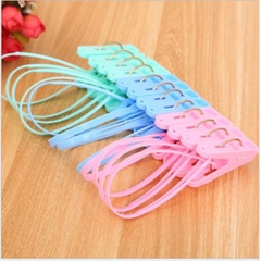 Bộ 12 Kẹp Nhựa Phơi Quần Áo Đa Năng có dây treo