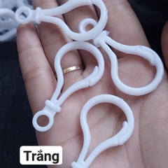 1-5 móc càng cua nhựa loại lớn 25x50mm nhiều màu