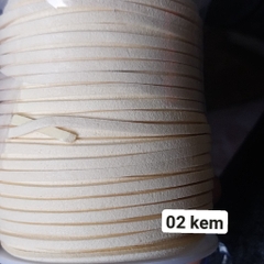 1 cuộn dây da lộn 2mm , dây da nhung, dây nhung làm vòng, dây đan vòng tay, vòng cổ