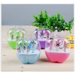 Bộ bấm móng tay chân 8 món hộp hình quả táo xinh xắn
