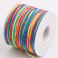 bó 10met dây dù, dây ngọc size nhỏ 0.6mm xỏ hạt đan vòng tay, vòng cổ