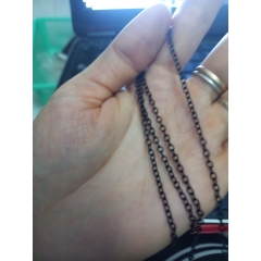 xich101- xích chữ O đen to bản 2.5mm