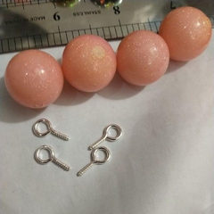 Gói 20gam hạt như kim tuyến nữa lỗ 20mm+ kèm khoen