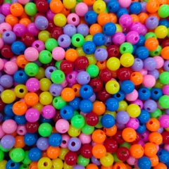 100gam hạt nhựa tròn nhiều màu pastel 4mm- 6mm 8mm 10mm 12mm 14mm 16mm 18mm 20mm