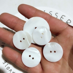 50-100 nút vỏ sò thiên nhiên 8mm, 9mm, 10mm trang trí quàn áo, túi xách, handmade thủ công