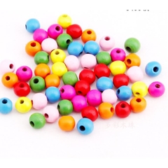 Hạt gỗ tự nhiên đủ màu đủ size 4mm-5mm-6mm-8mm-10mm-12mm-14mm-16mm-18mm-20mm-25mm-30mm/ gói 100gam
