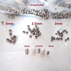 gói 5gam chốt kẹp bi 2/2.5/3mm chặn hạt cườm bằng đồng