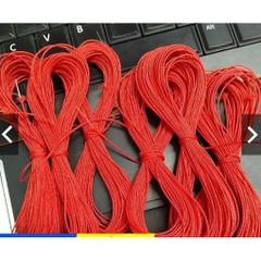 bó 10met dây dù cực mảnh & cứng 0.5- 0,6mm có lõi màu đỏ,trắng -p98