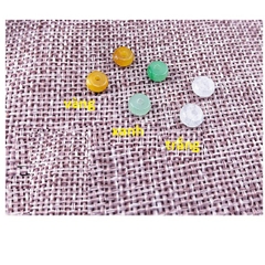 2-10 viên charm chặn đá 3x6mm tự nhiên, lỗ xỏ 1.5mm làm vòng -MH 2633 (p131-24)