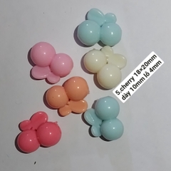 10g hạt nhựa các loại  có lỗ xỏ dùng trang trí handmade