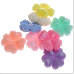 10-50gam hạt hoa 4 cánh trái tim 18mm #P117-38