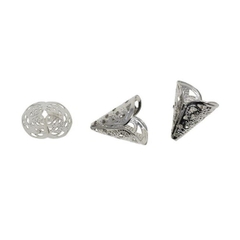 10 cái Charm Hoa hình nón 16X16mm ốp hạt làm Bông Tai ,Vòng Cổ, Trang Sức