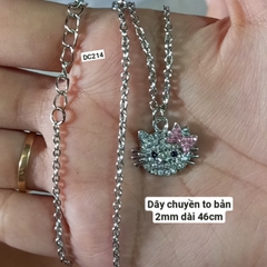 Dây chuyền thời trang xích màu bạc :DC201->DC214