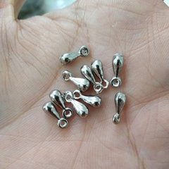 Gói 10 chuông đuôi treo trang trí, charm giọt nước xích tăng đưa làm vòng (p160-11)