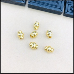 5-10 viên charm hồ lô 6x8mm, lỗ xỏ 1.7mm (p160-4) mix vòng tay, vòng cổ, trang sức, trang trí handmade