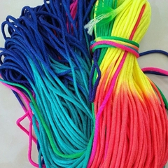 3-9met Dây paracord đan vòng tay ngũ sắc 4ly 7lõi