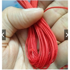 bó 10met dây dù cực mảnh & cứng 0.5- 0,6mm có lõi màu đỏ,trắng -p98