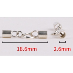 1 set chốt đầu dây +khóa bạc 925