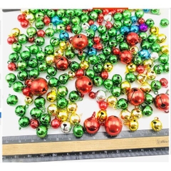 Gói 10 chuông tròn đủ màu size 6-10mm làm trang sức, trang trí (P160-34)