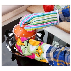 Găng Tay Làm Bánh/ Lò Nướng Nhấc Nồi Chất Liệu Dày Chống Nóng tốt, Bao tay vải   chống nóng p191-122 (1 chiếc)
