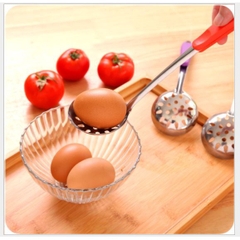 Muỗng, Thìa Múc Canh, Muỗng Thủng, Vá Lẩu Soup  Lòng Sâu CÁN NHỰA CHÓNG NÓNG , muôi vá múc canh p191-118