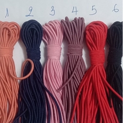 bó 5met dây thun tròn mềm 2mmm làm dây cột tóc