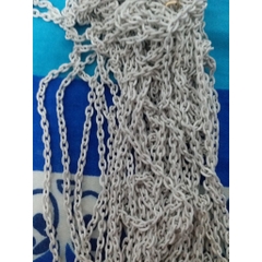 1-3-5 met xích Oval màu trắng 2mm làm trang sức