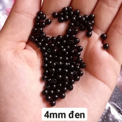 25gam hạt nhựa tròn bóng nhiều màu size 4mm