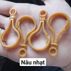 1-5 móc càng cua nhựa loại lớn 25x50mm nhiều màu