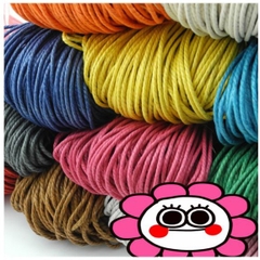 5met dây chỉ sáp se 3 sợi làm vòng size 1.5-2mm nhiều màu