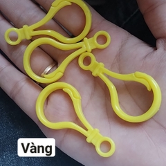 1-5 móc càng cua nhựa loại lớn 25x50mm nhiều màu